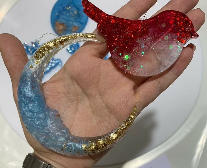 Создание ёлочных игрушек Фото 12