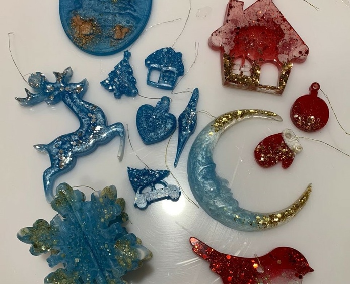 Создание ёлочных игрушек Фото 11